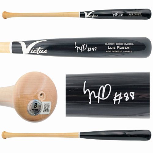 Luis Robert Jr. Autographed Gray Victus Player Model