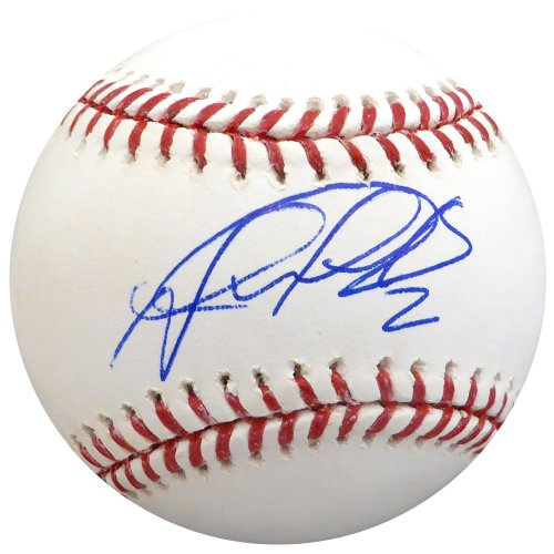 Luis Sardinas Autographed Official MLB Baseball Texas Rangers, Milwaukee Brewers Beckett Beckett