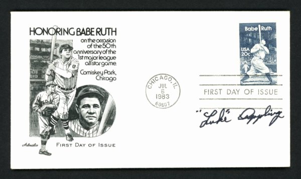 Luke Appling Autographed First Day Cover Chicago White Sox #156825