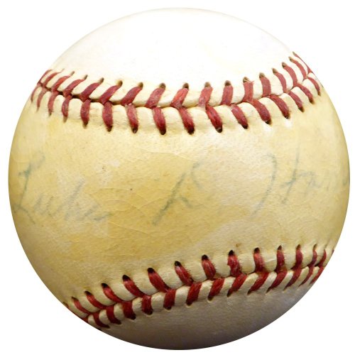 Luke Hamlin Autographed Signed Official Warren Giles Nl Baseball Brooklyn Dodgers, Detroit Tigers Beckett Beckett 