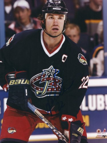 Luke Richardson Autographed Signed Blue Jackets Photo - Autographs