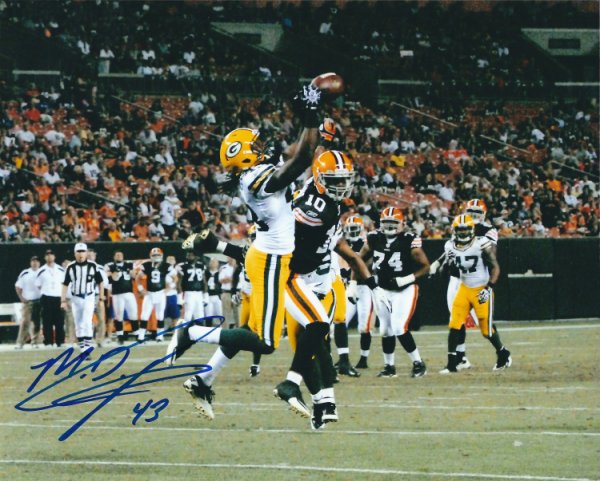 M.D. Jennings Autographed Signed M.D. Jennings 8X10 Green Bay Packers Photo - Autographs 