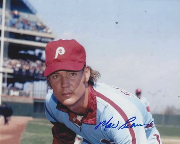 Mac Scarce Autographed Signed 8X10 Philadelphia Phillies Photo - Autographs