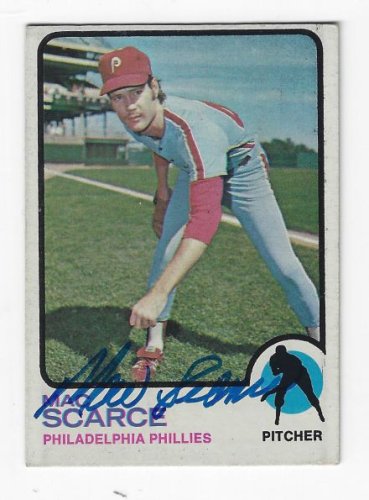 Mac Scarce Autographed Signed Philadelphia Phillies 1973 Topps Card - Autographs
