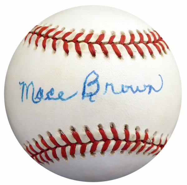 Mace Brown Autographed Signed Official Nl Baseball Brooklyn Dodgers Beckett Beckett 