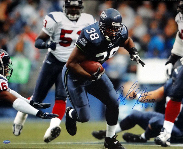 Mack Strong Autographed Memorabilia Signed Photo Jersey