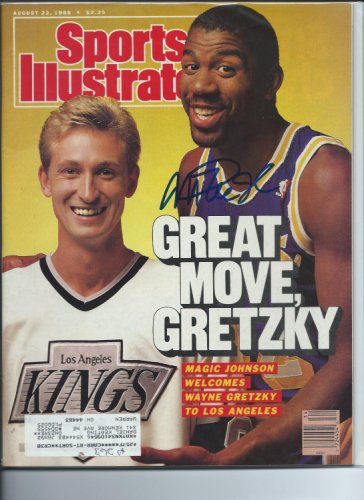 Magic Johnson Autographed Signed Los Angeles Lakers Sports Illustrated Magazine - Autographs