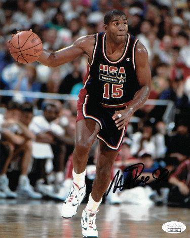 Dream team magic johnson jersey shop
