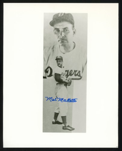 Mal Mallette Autographed Signed 8X10 Photo Brooklyn Dodgers #154613 