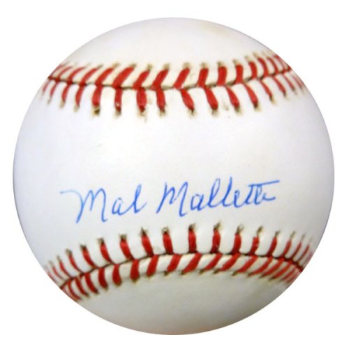 Mal Mallette Autographed Signed Official Nl Baseball Brooklyn Dodgers PSA/DNA 