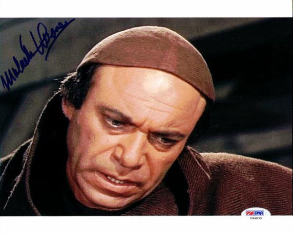 Malachi Throne Autographed Signed 8X10 Photo Big Valley PSA/DNA 