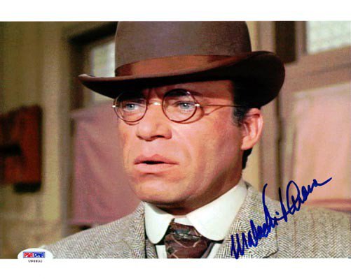 Malachi Throne Autographed Signed 8X10 Photo Big Valley PSA/DNA 