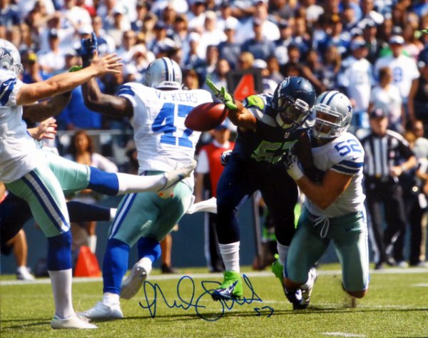 Malcolm Smith Autographed Signed 16X20 Photo Seattle Seahawks Mcs Holo #71574 