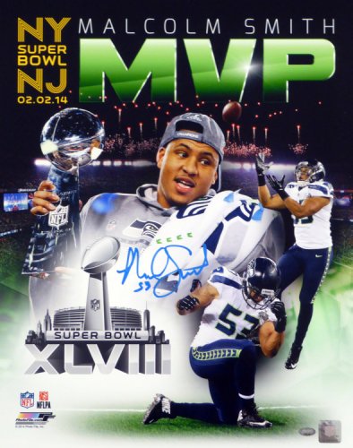 Malcolm Smith Autographed Signed 16X20 Photo Seattle Seahawks Super Bowl Mcs Holo #72384 