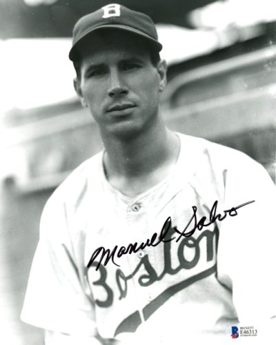 Manuel Salvo Autographed Signed 8X10 Photo Boston Braves Beckett Beckett 