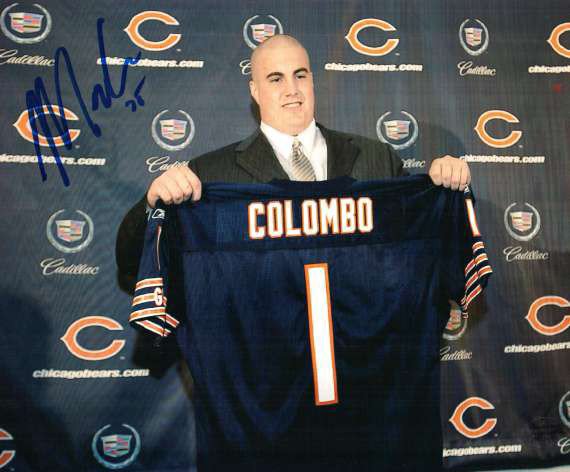 Marc Colombo Autographed Signed 8X10 Photo - Chicago Bears - Autographs 