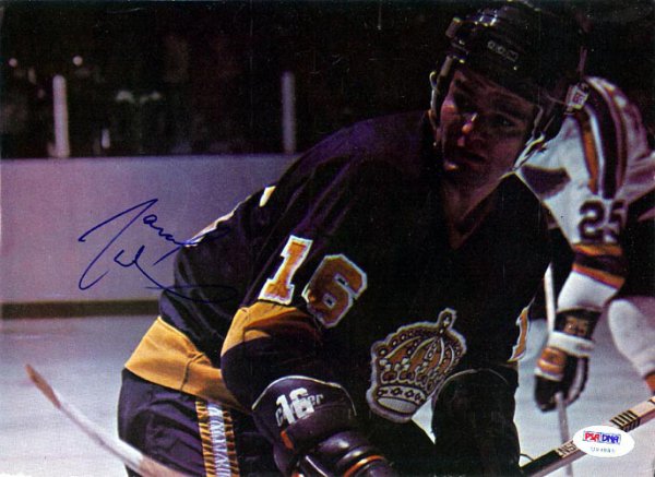 Marcel Dionne Autographed Magazine Page Photo Los Angeles Kings PSA/DNA