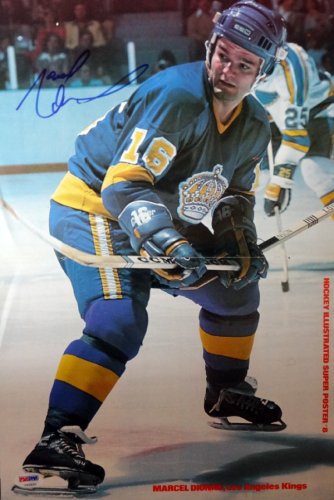 Marcel Dionne Autographed Signed Magazine Poster Photo Los Angeles Kings PSA/DNA 