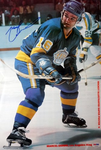 Marcel Dionne Autographed Signed Magazine Poster Photo Los Angeles Kings PSA/DNA 