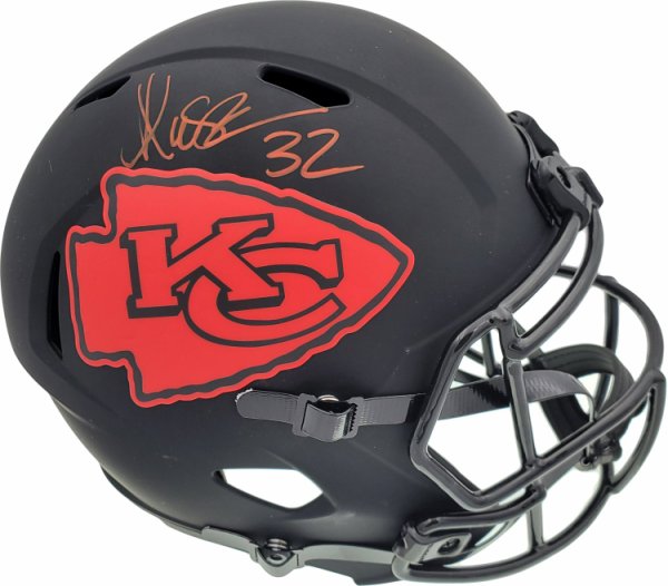 Kansas City Chiefs Autographed Full Size Helmets Signed Helmets
