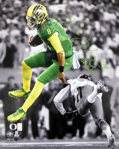 Marcus Mariota Autographed Signed 16X20 Photo Oregon Ducks "Heisman 14" Mm Holo #18084 
