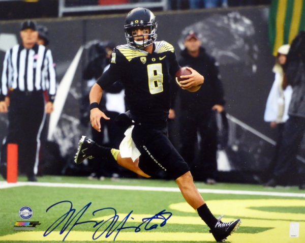 Marcus Mariota Autographed Signed 16X20 Photo Oregon Ducks Mm Holo #87198 