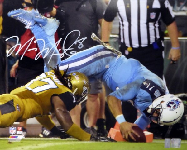 Marcus Mariota Autographed Signed 16X20 Photo Tennessee Titans Mm Holo #01907 