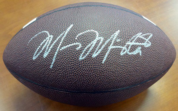Marcus Mariota Autographed Signed Brown Nike Logo Football Oregon Ducks Mm Holo #87158 