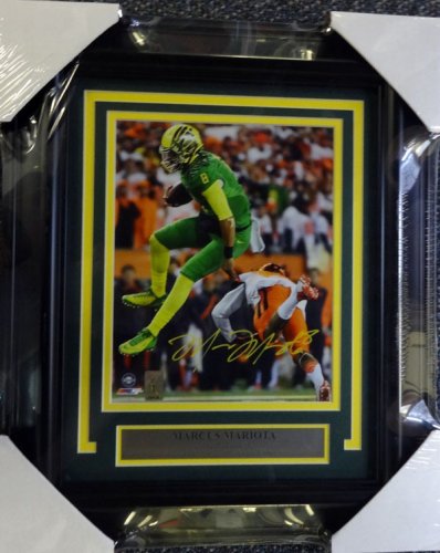Marcus Mariota Autographed Signed Framed 8X10 Photo Oregon Ducks Mm Holo #90480 
