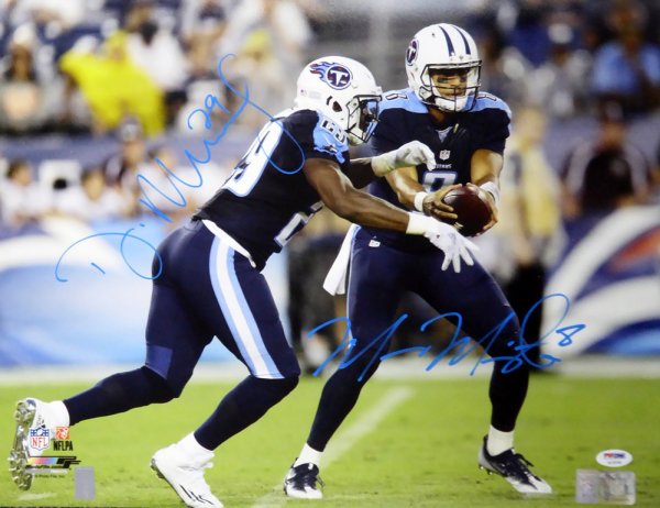 Marcus Mariota & Demarco Murray Autographed 16X20 Photo Tennessee Titans PSA/DNA