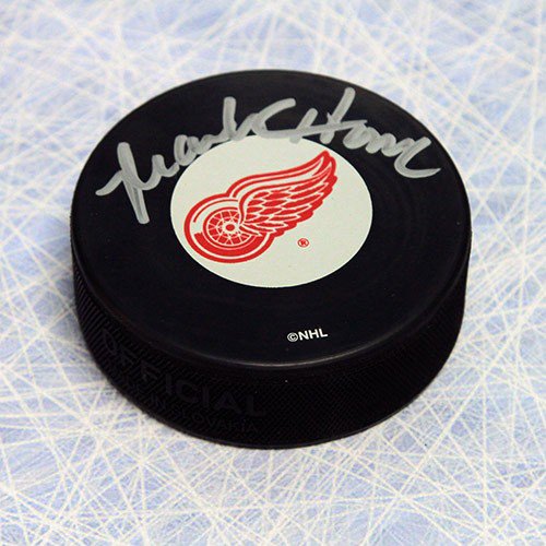 Mark Howe Autographed Signed Detroit Red Wings Hockey Puck