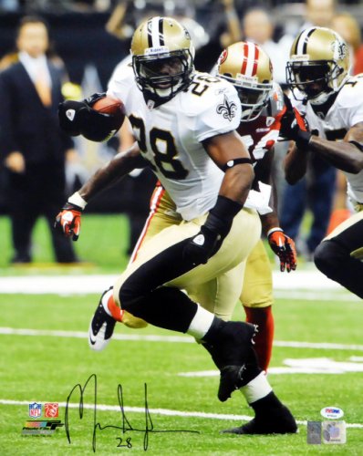 Mark Ingram Autographed 16X20 Photo New Orleans Saints PSA/DNA