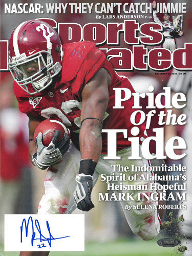 Mark Ingram Autographed Signed Alabama Crimson Tide Sports Illustrated Full Magazine 11-30-2009 Pride of the Tide #22- Tri-Star(Heisman) 