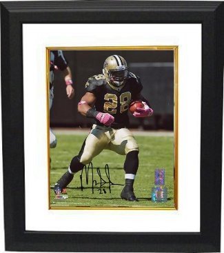 Mark Ingram Autographed Signed New Orleans Saints 8x10 Photo Custom Framing - Ingram Hologram 