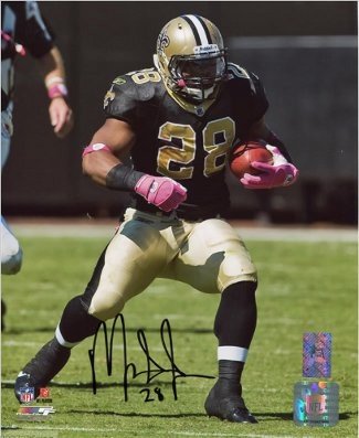 Mark Ingram Autographed Signed New Orleans Saints 8x10 Photo w/ #28 - Ingram Hologram 