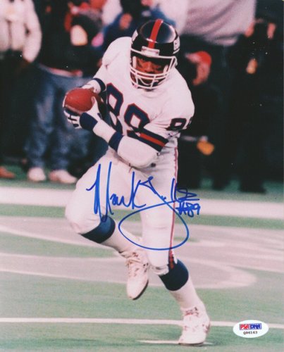 Mark Jackson Autographed Signed 8X10 Photo New York Giants PSA/DNA 