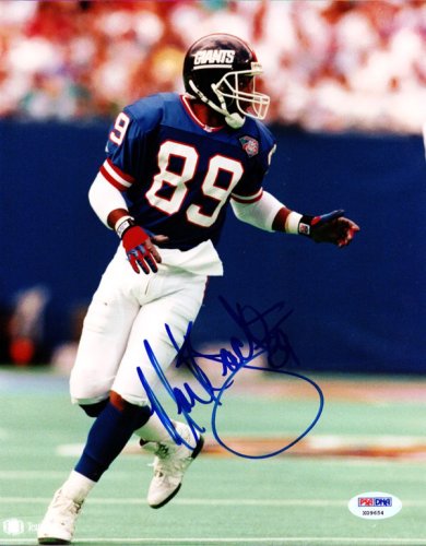 Mark Jackson Autographed Signed 8X10 Photo New York Giants PSA/DNA 
