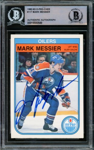 Authentic Autographed Mark Messier Edmonton Oilers Retired Jersey Number  19X23 Frame at 's Sports Collectibles Store