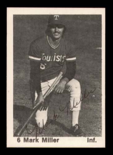 Mark Miller Autographed 1976 Tcma Card #17 Ashville Tourists #231641