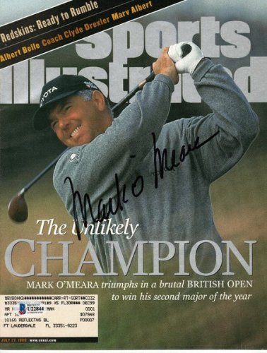 Mark O'meara Autographed Signed British Open Champion Golf Sports Illustrated 7/27/98 Beckett Authenticated 