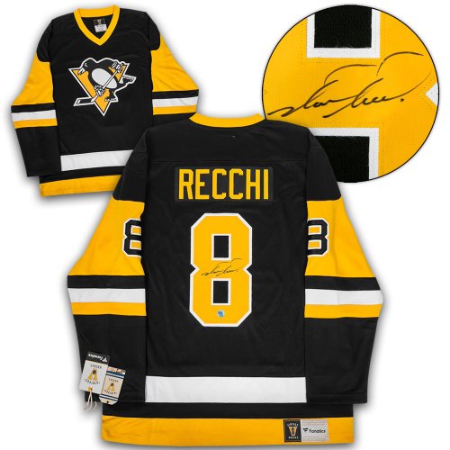 Mark Recchi Autographed Signed Pittsburgh Penguins Throwback Breakaway Jersey
