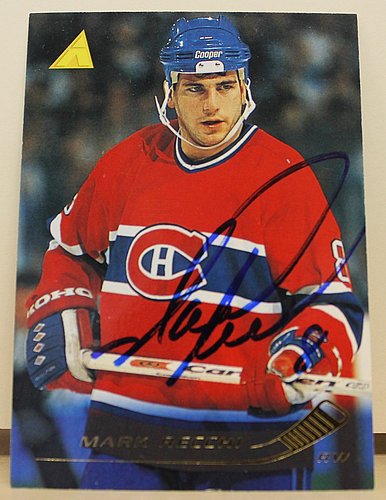 Mark Recchi Autographed Hockey Puck - 1997 NHL All Star MVP HOF JSA