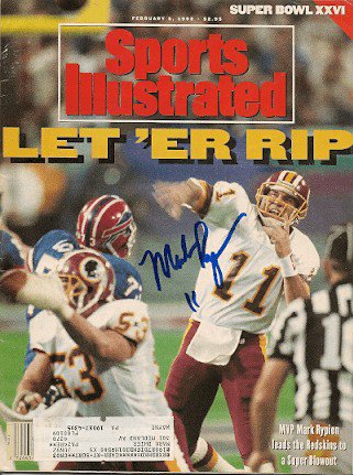 Mark Rypien Autographed Signed Sports Illustrated - Autographs