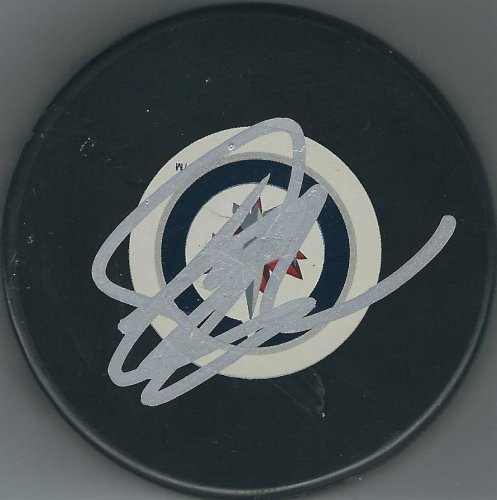 Mark Scheifele Autographed Signed Winnipeg Jets Hockey Puck - Autographs