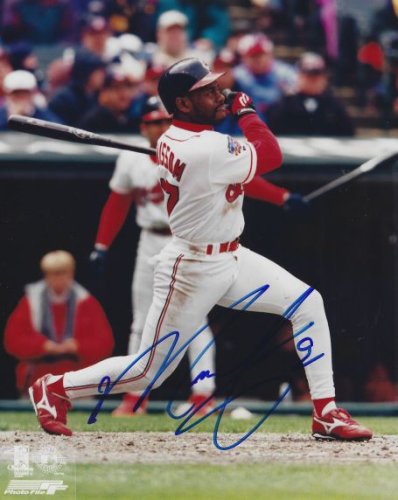 Marquis Grissom Autographed Signed 8X0 Cleveland Indians Photo - Autographs