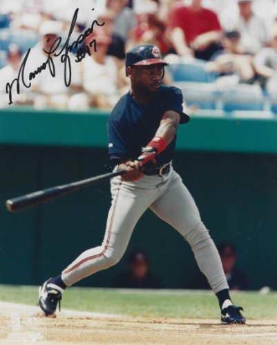 Marquis Grissom Autographed Signed 8X0 Cleveland Indians Photo - Autographs