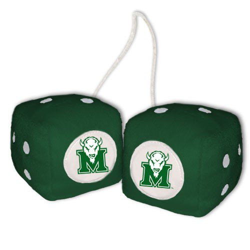 Marshall Thundering Herd Fuzzy Dice