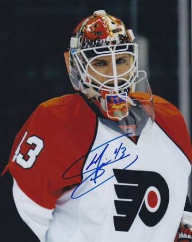 Martin Biron Autographed Signed 8X10 Philadelphia Flyers Photo - Autographs 