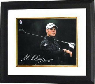 Martin Kaymer signed 11x14 Photo Custom Framing - PSA Hologram