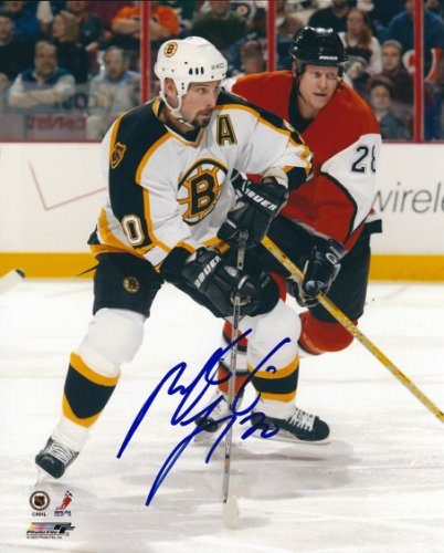 Martin Lapointe Autographed Signed Boston Bruins Photo - Autographs 